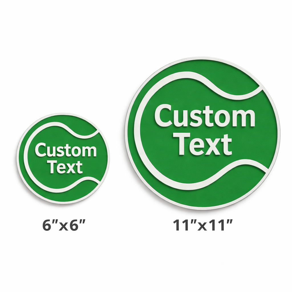 Custom Tennis Court Sign – Facility or Club