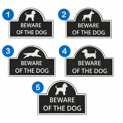 Beware of Dog Yard Sign – Outdoor Warning