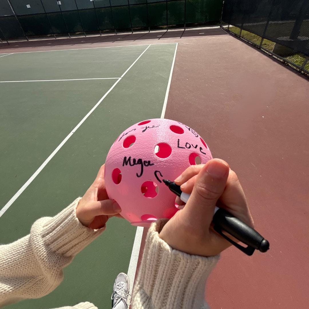 MEGA Pickleball Display Ball – Autograph Keepsake