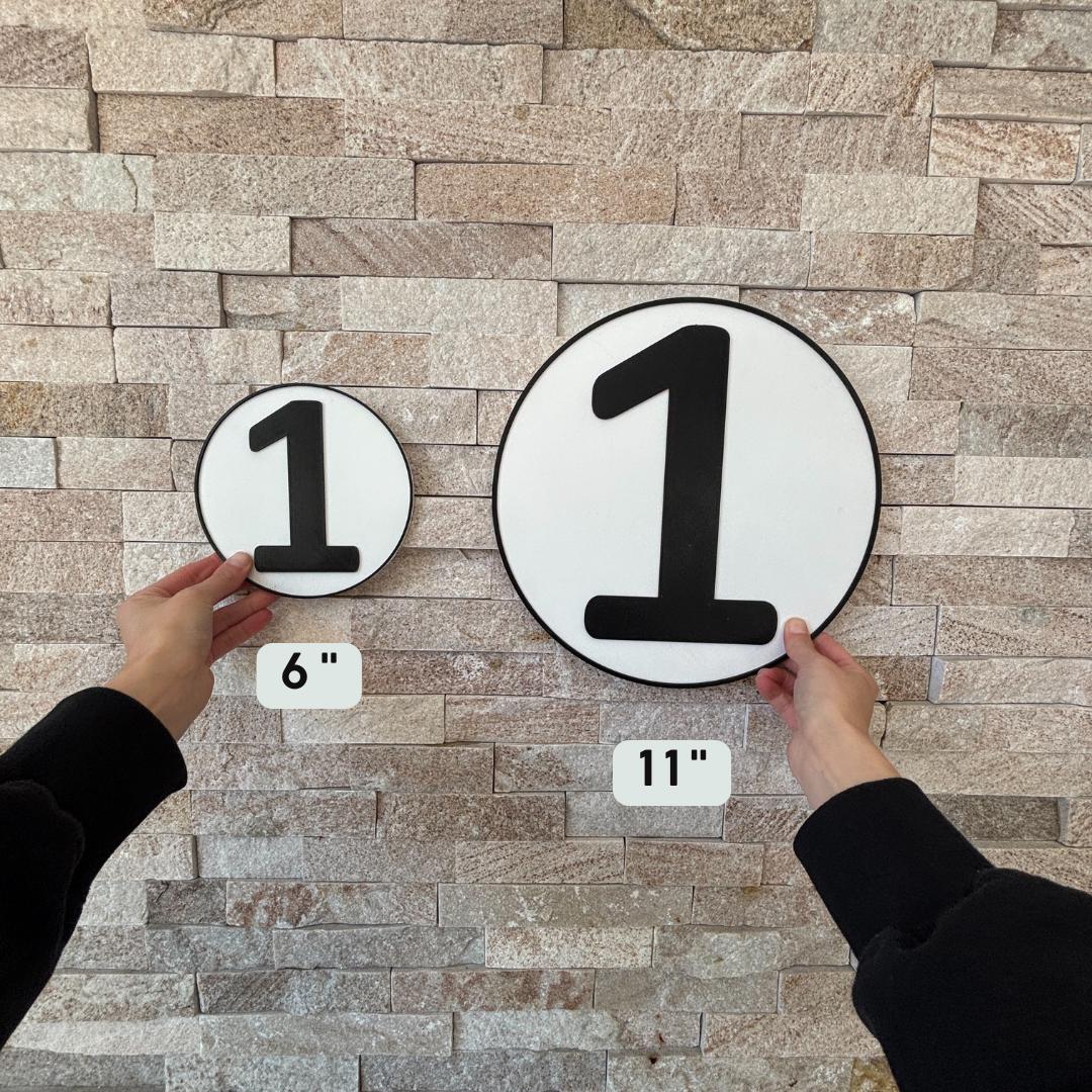Round Number Sign – Home or Business
