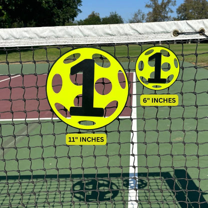 Pickleball Court Number Marker