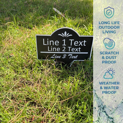 Custom Garden Stake Sign