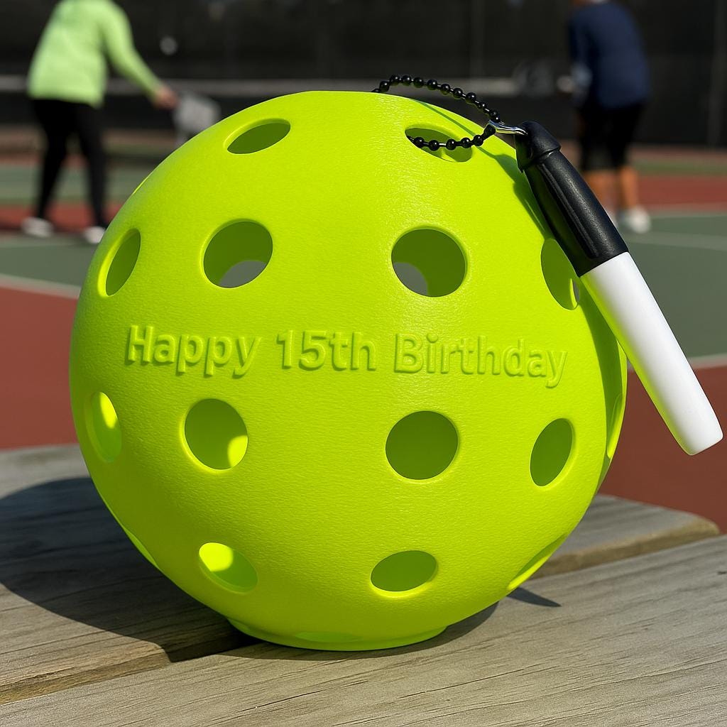 MEGA Pickleball Display Ball – Autograph Keepsake