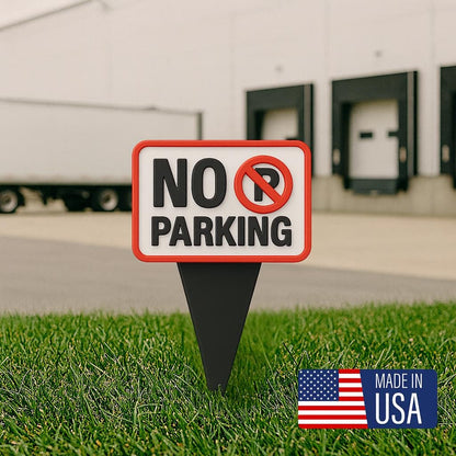 No Parking Yard Sign – Outdoor Driveway Warning