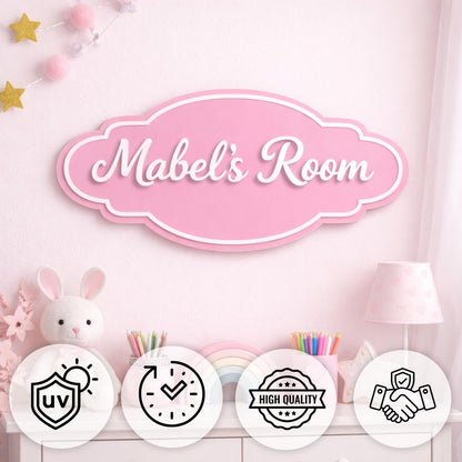 Custom Text Sign – Decorative Name Plaque