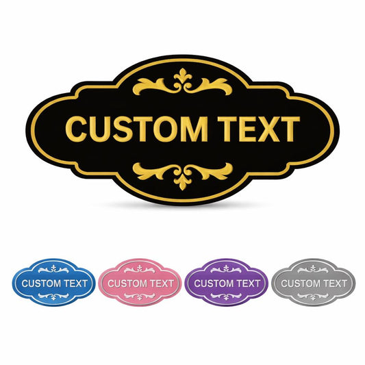 Vintage Name Plaque Sign – Personalized Decor