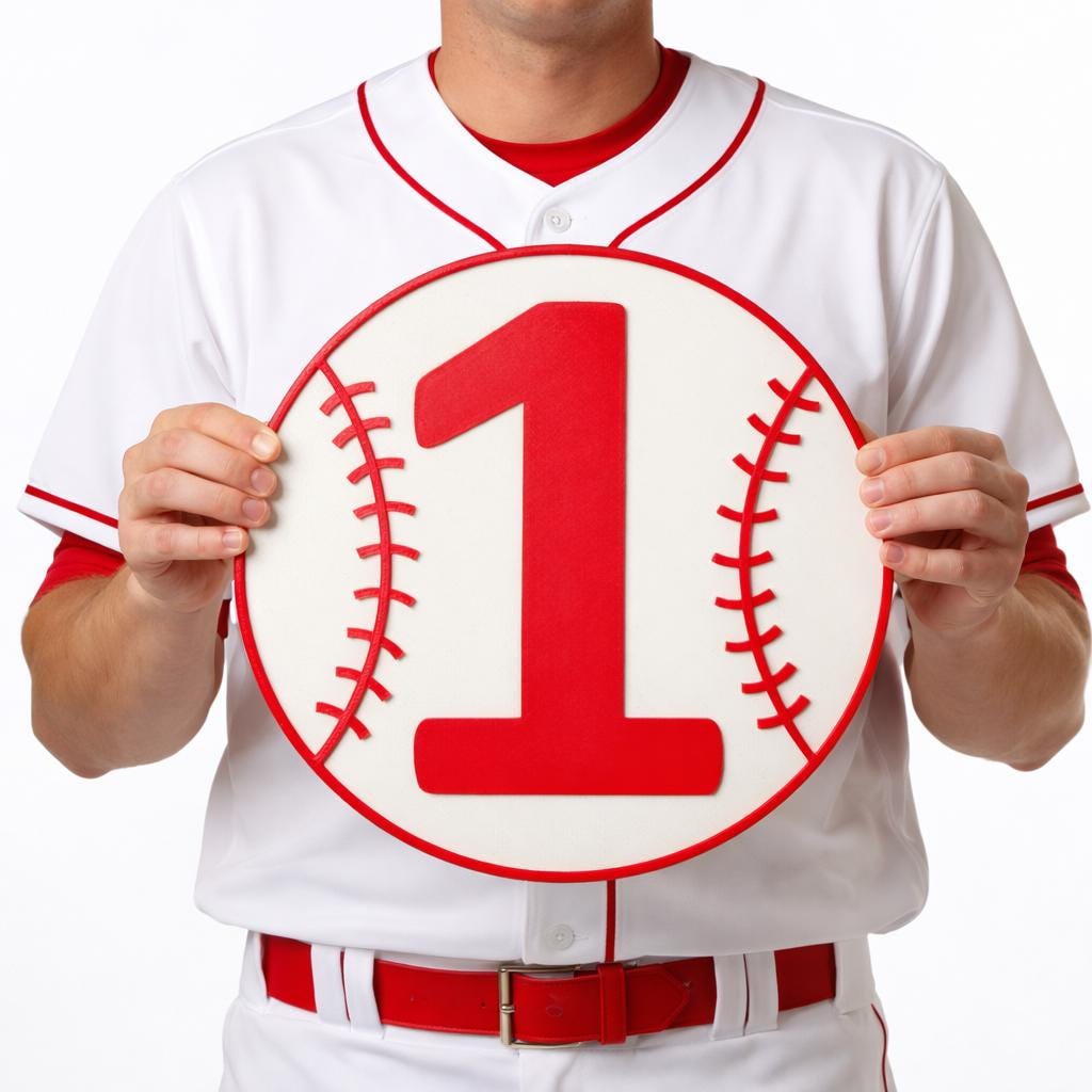 Baseball Field Number Sign – Dugout or Fence