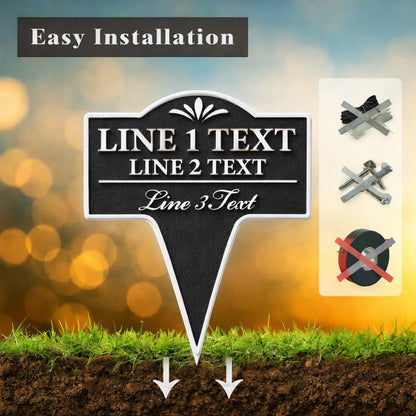 Custom Garden Stake Sign