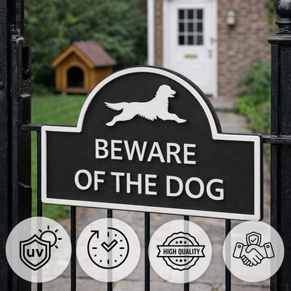Beware of Dog Yard Sign – Outdoor Warning
