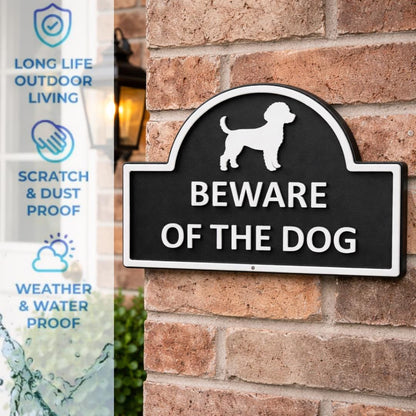 Beware of Dog Yard Sign – Outdoor Warning