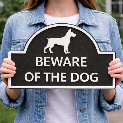 Beware of Dog Yard Sign – Outdoor Warning