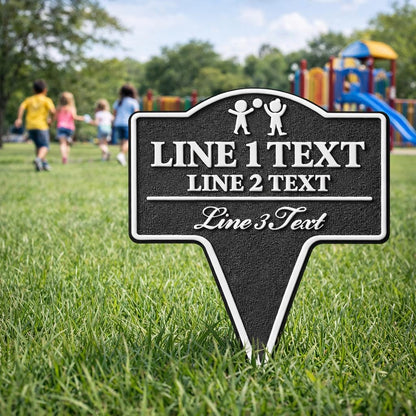 Children at Play Yard Sign – Personalized