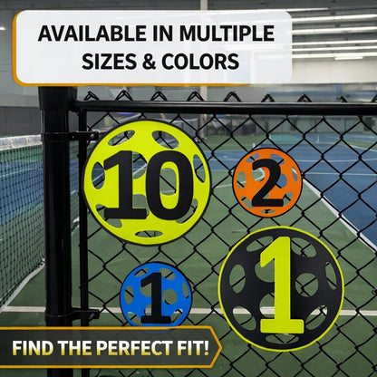 Pickleball Court Number Marker