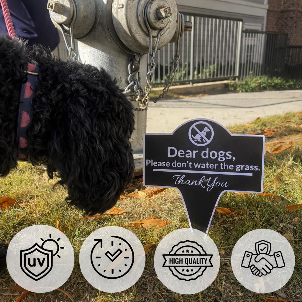 Pick Up After Your Dog Yard Sign