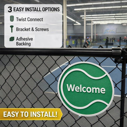 Custom Tennis Court Sign – Facility or Club