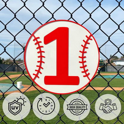 Baseball Field Number Sign – Dugout or Fence