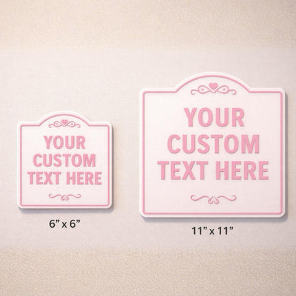 Custom Text Sign – Personalized Indoor/Outdoor Decor