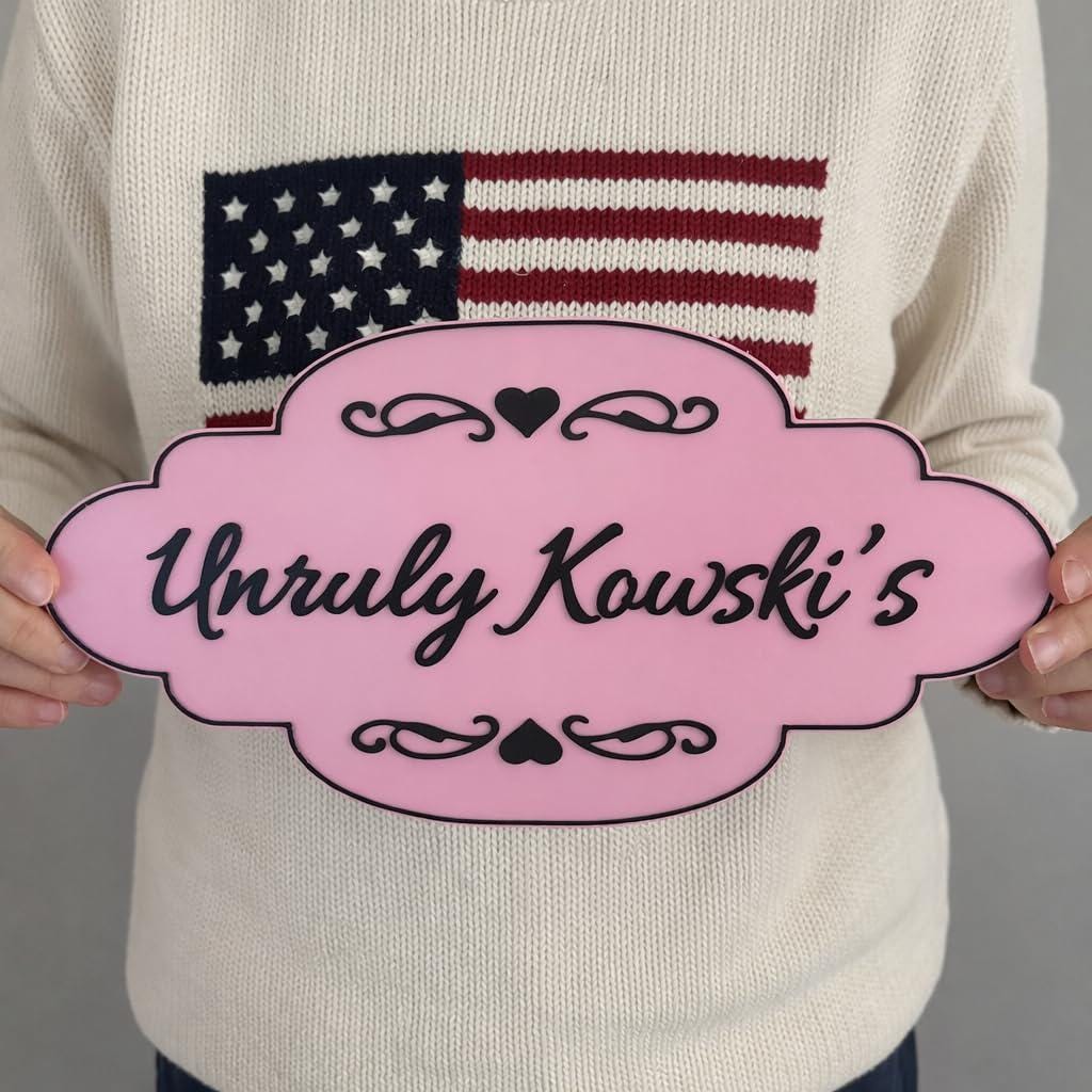 Custom Text - Personalized Name Plate - Business Sign - Door - Wall Decor