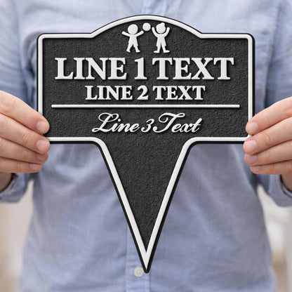 Children at Play Yard Sign – Personalized