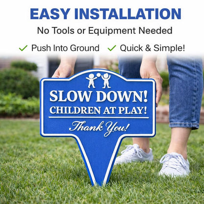 Children at Play Yard Sign – Personalized