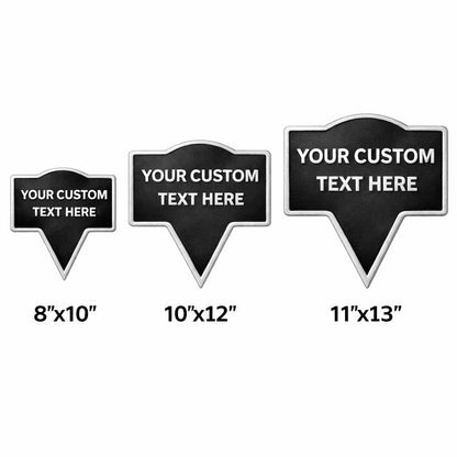 Custom Yard Stake Sign – 8"x10", 10"x12", 11"x13", Easy Install, Weatherproof, Made in USA