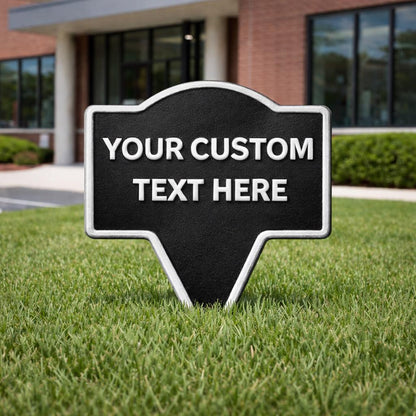 Custom Yard Stake Sign – 8"x10", 10"x12", 11"x13", Easy Install, Weatherproof, Made in USA