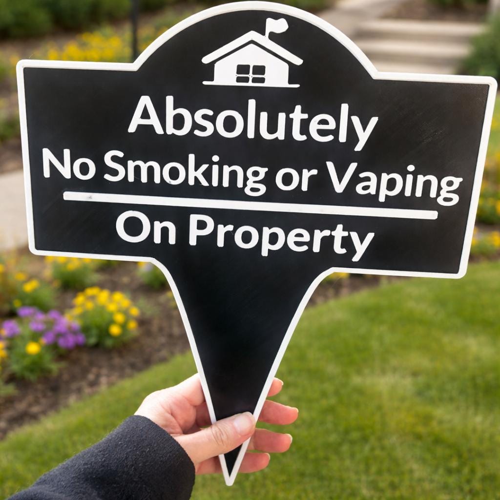 Custom HOA Yard Stake Sign – Personalized Message