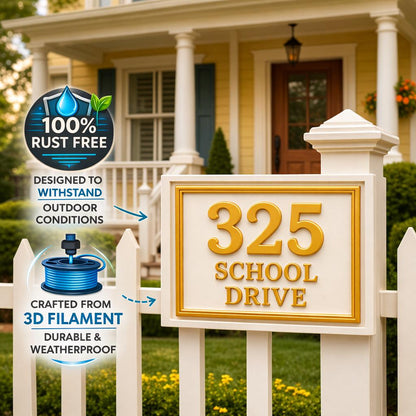 Custom Address Sign
