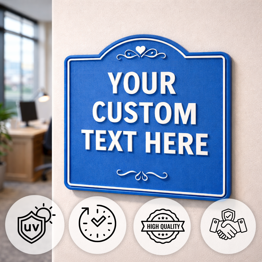 Custom Text Sign – Personalized Indoor/Outdoor Decor