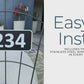 Custom Address Numbers Plaque, Quick Connect, Fence, Gates, Personalized Home Address, House Number Sign, Address Sign, Housewarming Gift