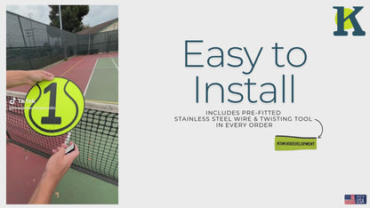 Custom Tennis Court Sign – 6"x6" or 11"x11", Easy Install, All-Surface Mount, All-Weather, Non-Rusting PETG, For Facility, Clubs, or Rooms