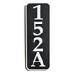 House Number Plaque – 4"x11", Address Numbers, Easy Install, All-Surface Mount, All-Weather, Non-Rusting PETG, For Home or Housewarming Gift